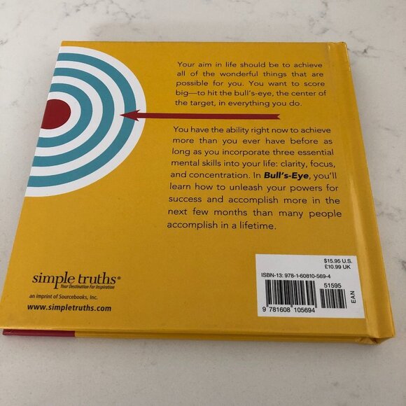 BULL'S-EYE The POWER of FOCUS Hardcover Book by Brian Tracy Size OS - Picture 2 of 2